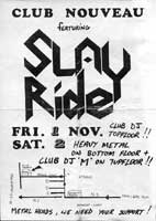 Flipside of Setlist paper